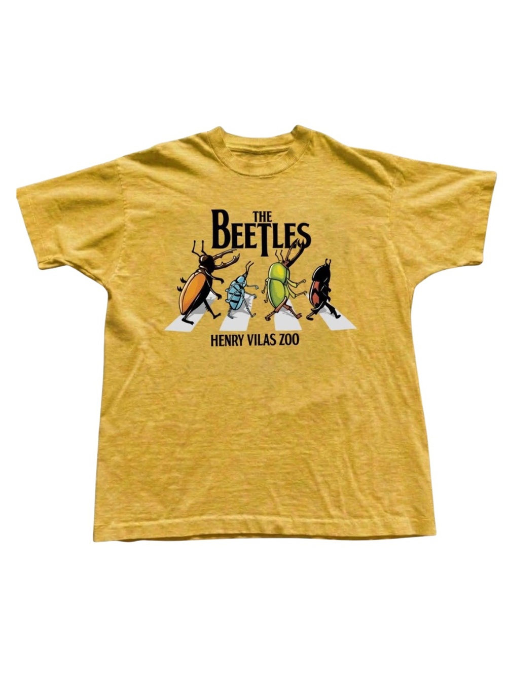 Gildan The Beetles Yellow Graphic Tee